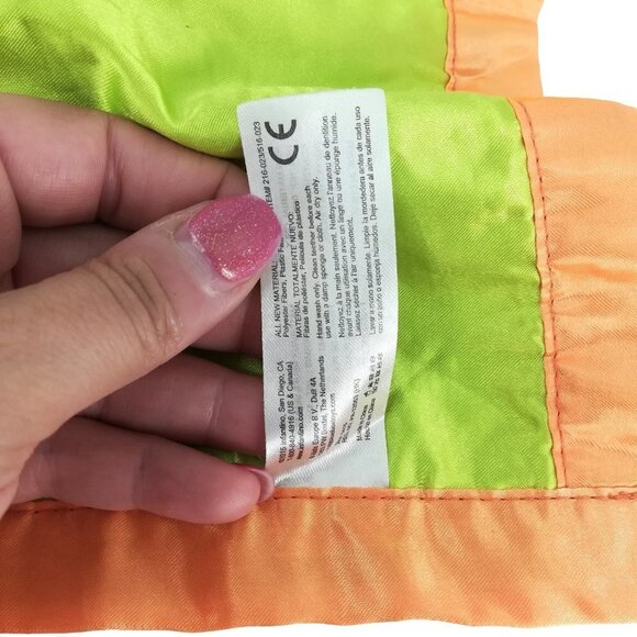 Infantino Cow Lovey Lovie Teether Leaf Security Blanket Blankie Satin Crinkle - Picture 9 of 9